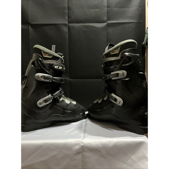 Salomon Ski Boots Men’s 28.5-10 1/2 Black Control Strap Advance Fit Technology - Picture 16 of 16